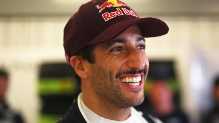 ABU DHABI, UNITED ARAB EMIRATES - NOVEMBER 28: Daniel Ricciardo of Australia and Scuderia AlphaTauri prepares to drive in the garage during Formula 1 testing at Yas Marina Circuit on November 28, 2023 in Abu Dhabi, United Arab Emirates. (Photo by Joe Portlock/Getty Images)