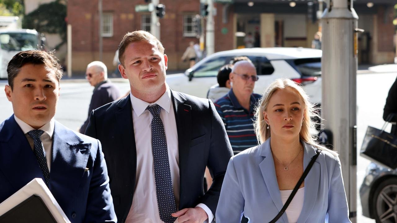 George Burgess is fighting a sexual touching without consent charge. Picture: NCA NewsWire / Damian Shaw