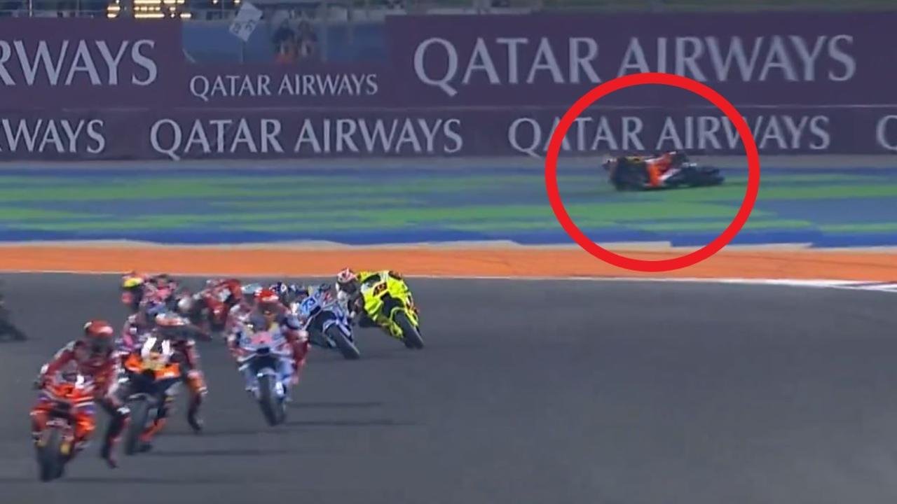 Jack Miller crashes out in QatarGP