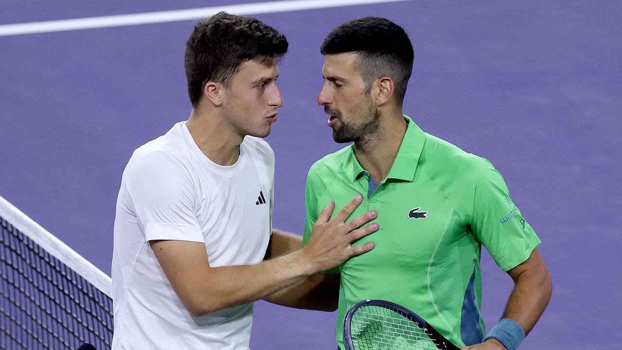Novak Djokovic’s appalling post-game act called out. Matthew Stockman/Getty Images/AFP.